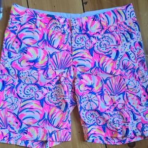 Lily Pulitzer Vibrant Pink Patterned Women's Shorts